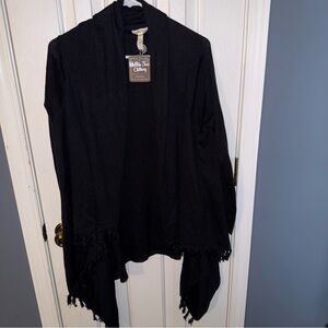 Matilda Jane Black Fringe Cardigan
